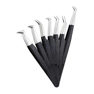 ชุดแหนบต่อขนตาพลาสติกสีชมพู ปลายเรียบละเอียดสำหรับการต่อขนตา - Product Image 5