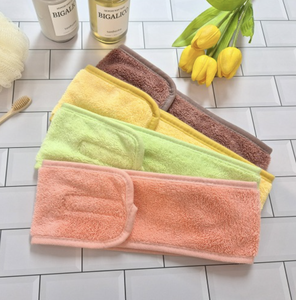 (Pastello) Bandeau pour cheveux en microfibre Fogny (1 pièce) – Bandeau doux pour le lavage du visage - Product Image 1