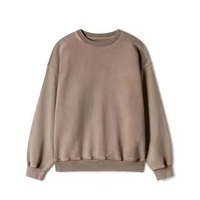 Sweat-shirt décontracté pour homme à manches longues, col rond, rayé, tricoté, polyester/coton, respirant, coupe classique, automne
