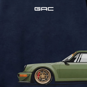 Sudadera con Capucha Azul Marino de Manga Larga con Estampado Gráfico de Coche, Bolsillo Canguro, Estilo Casual Urbano, Venta al por Mayor - Product Image 5