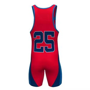 Singlet de Lucha Transpirable al por Mayor para Hombre, Singlet Elástico Personalizado, Singlets de Lucha, Ropa Deportiva para Equipos - Product Image 2