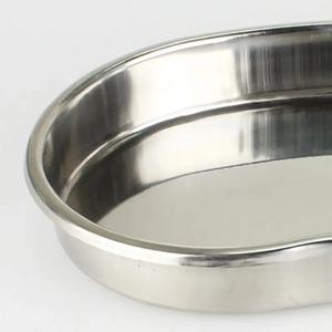 Bandeja renal de acero inoxidable 304 plateada, cuenco para vómito, instrumentos de laboratorio dental, recipiente para residuos médicos, 1 unidad, para uso dental, quirúrgico y cosmético - Product Image 3