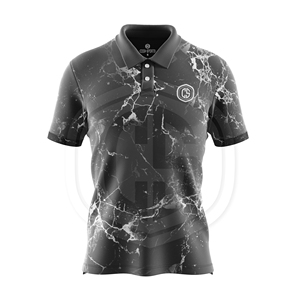 Polo pour homme de haute qualité en coton et polyester, manches courtes, grande taille, avec motif lettres - Product Image 6
