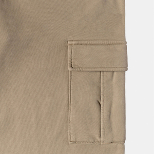 Joggers cargo surdimensionnés personnalisés pour hommes, pantalons de survêtement en molleton multi-poches, streetwear, coupe ample, devant en toile, gris, noir, kaki, vert - Product Image 5