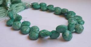 AAA Natural Amazonite Faceted Heart Beads 8.5-9MM Amazonite Gemstone Beads Faceted Amazonite Heart Shape Beads 9 Inch Strand - Product Image 3