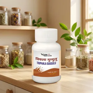 Triphala Guggulu, Suplemento en Polvo de Extracto Herbal Ayurvédico en Botella, 100% Puro de Grado Alimenticio, 70% Apoyo para el Bienestar Digestivo - Product Image 4