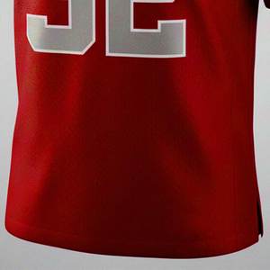 Maillot de football américain personnalisé sublimé respirant grande taille à manches courtes avec logo frontal couleur personnalisée haute qualité OEM - Product Image 5