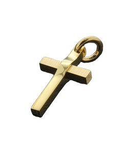 Vente en Gros Jésus Christ Hommes Femmes Religion Argent Plaqué Or Collier Métal Pendentif Croix - Product Image 1