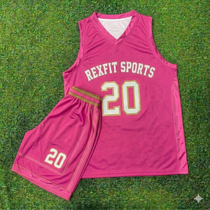 REXFIT SPORTS Ensemble de vêtements de sport de qualité supérieure personnalisés pour hommes, t-shirt et short athlétiques, vêtements d'entraînement de fitness, fabricant de vêtements de sport - Product Image 3