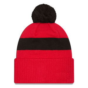 Bonnet en tricot personnalisé avec logo, bonnet d'hiver en fausse fourrure de haute qualité avec pompon pour femmes et hommes, couvre-chef - Product Image 4