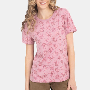 เสื้อยืดคอกลมแขนสั้นคุณภาพดีที่สุดสำหรับผู้หญิง มีทุกขนาด พร้อมบริการสั่งทำพิเศษสำหรับผู้หญิง - Product Image 2