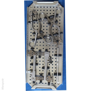 Ensemble d'instruments manuels en acier inoxydable pour arthroscopie orthopédique de l'épaule, vis pédiculaire, fixation de la colonne vertébrale, étui de stérilisation CHIRURGICAL - Product Image 5