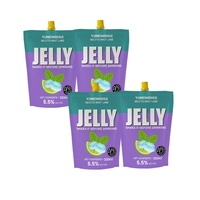 Bebida alcohólica de mojito con menta y lima en bolsa con boquilla de 330 ml, 5.5% ABV, lista para beber, cóctel de gelatina.