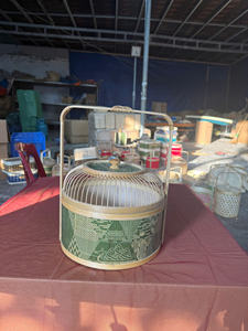 Bamboo gift <b>basket</b> <b>with</b> <b>handle</b> - Product Image 6