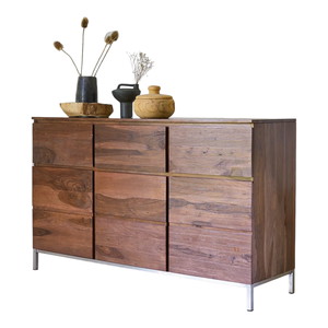 ตู้เก็บของไม้เนื้อแข็งคุณภาพสูง เป็นมิตรกับสิ่งแวดล้อม ทำด้วยมือจากไม้มะม่วง ดีไซน์ทันสมัย ใช้งานได้หลากหลายในครัว - Product Image 3