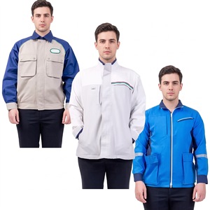 Uniforme de Trabajo de Ingeniería Antipolvo, Transpirable y de Secado Rápido, Unisex, de Algodón/Poliéster/Spandex, de Fabricante Verificado por FMF - Product Image 1