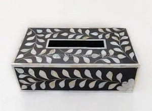 Caja de Regalo de Lujo Hecha a Mano en India con Diseño Único, Caja de Chocolate de Resina con Madreperla, para Ramadán, Eid, Fiestas, con Papel de Seda - Product Image 4