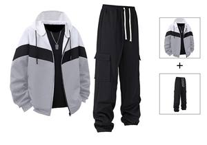 Conjunto de Sudadera con Capucha y Pantalones Largos para Hombre, Estilo Casual, con Bordado de Logotipo Personalizado, Precio de Fábrica de Bangladesh y China, Diseño de Parches para Primavera/Otoño - Product Image 6