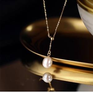 Collar de Perlas de Agua Dulce Impecables Extremadamente Brillantes, Estilo de Moda de Lujo Ligero para Niñas, Novedad de 2024 - Product Image 4