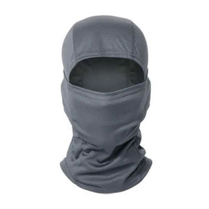 Balaclava de ski noir de haute qualité avec un seul trou, logo personnalisé, style rayé, masque de ski intégral pour l'hiver - Product Image 2