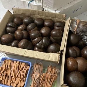 Bol en noix de coco 2026, matériau écologique et propre, idéal pour servir des smoothies et une présentation élégante en cuisine – Vente Flash - Product Image 5