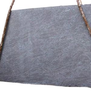 Azulejos de granito azul Vizag de alta calidad, diseño moderno y elegante con superficie pulida, encimeras duraderas, losas grandes para villas, India - Product Image 1