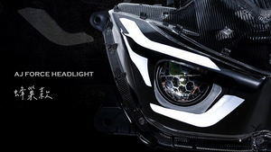 ไฟหน้ามอเตอร์ไซค์ RGB LED 40W แบบสองดวง ด้านหน้า ระบบไฟส่องสว่างสีขาวธรรมชาติ พร้อมฟังก์ชั่นต้อนรับ สำหรับ Force JLIGHT DESIGN - Product Image 4