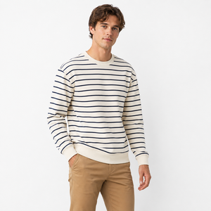 Sudadera Básica Premium para Hombre, Bordada, Lavado Ácido, Cuello Redondo, Corte Holgado, Estilo Urbano, Cómoda, Hip Hop - Product Image 5