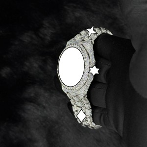 นาฬิกาข้อมือ Buss Luxury สีขาว ตัวเลขแบบอารบิก ระบบออโตเมติก ตัวเรือนสแตนเลส ขนาด 20 มม. แบบอนาล็อก สไตล์ฮิปฮอป ประดับเพชร VVS Moissanite กันน้ำ - Product Image 3