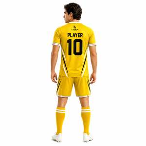 Conjunto de Uniforme de Fútbol Personalizado Premium para Hombre, Camiseta y Pantalones Cortos, Transpirable, Sublimado, Ropa Deportiva para Equipo, Entrenamiento y Partido - Product Image 4