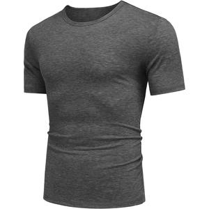 T-shirt en coton pour homme, design uni, respirant, confortable, vêtement décontracté, haut d'été, fabricant - Product Image 3