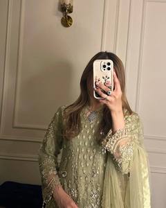 Designer Party Wear Look Pure Heavy Faux Georgette <b>Top</b> Plazzo & Dupatta Set - Product Image 3