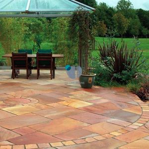 Carrelage en pierre de grès Modak, surface polie, pierre naturelle, design minimaliste, carrelage rustique pour terrasse extérieure - Product Image 5