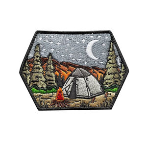 Wholesale OEM Premium Quality <b>Embroidery</b> Badges in Low MOQ Clothing Good <b>Material</b> Plus Size Hand <b>Embroidery</b> Badges Customized - Product Image 1