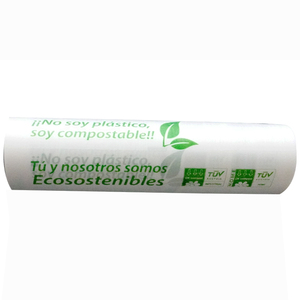 100% Compostable PET Produce Bag on Roll With Custom Logo <b>Star</b> Seal Bottom/Flat/C-fold Food Household Packaging for Jelly - Product Image 2