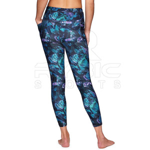 Leggings Sublimados con Logotipo Personalizado para Mujer, Material Elástico, Cómodos para Entrenamiento, Yoga y Fitness - Product Image 3