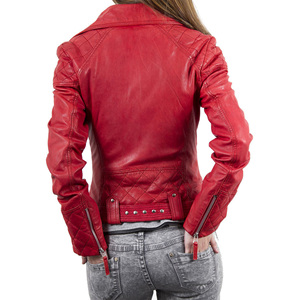 Veste d'hiver pour femme en cuir véritable, de qualité supérieure, design personnalisé, taille adulte, imperméable et écologique - Product Image 5