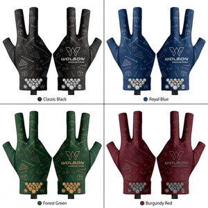 Gants de billard confortables à trois doigts, légers et élastiques, conçus pour une performance fluide et un jeu prolongé - Product Image 2