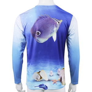 Camiseta de Pesca Personalizada al por Mayor, Ropa Deportiva Ligera con Protección UV para Exteriores - Product Image 4