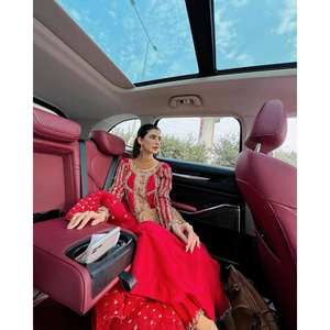 Conjunto de Top y fondo de mujer de diseñador con Dupatta para ropa de fiesta - Product Image 2