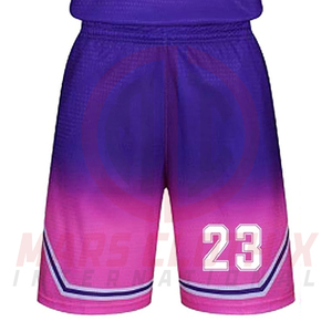 ชุดกีฬาบาสเก็ตบอลแบบขายส่งจำนวนมาก ออกแบบเองได้ พร้อมบริการพิมพ์ลายแบบ Sublimation ชุดบาสเก็ตบอลสีพื้น - Product Image 4