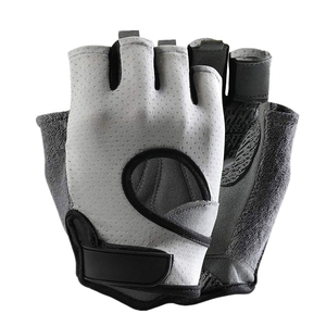 Half Finger Fitness Gloves Breathable Mesh <b>Weight</b> Lifting Gym Training Gloves for Men Women Adjustable Wrist Strap - Product Image 5