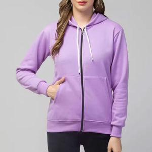 Sudadera con capucha premium para hombre, con cremallera, manga larga, estilo casual, con bolsillos tipo canguro - Product Image 3
