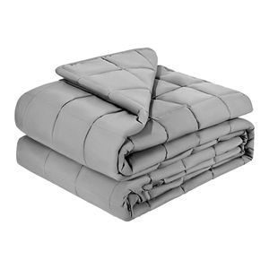 Coperta Pesante 88 X 104 Pollici, King Size, Rinfrescante e Traspirante, Imbottita, per Tutte le Stagioni, con 25 Libbre di Perline di Vetro, Multiuso - Product Image 1