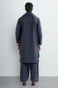 Men Traditional Shalwar Kameez with Matching <b>Shawl</b> Elegant Indian and Pakistani Clothing Festive <b>Wedding</b> Outfit Custom Made - Product Image 2