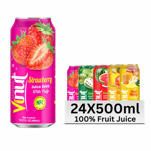 Jus de fruits 490 ml avec pulpe sans sucre, OEM/ODM, marque privée, prix d'usine, échantillon gratuit Vietnam - Product Image 1