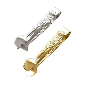 Pinzas para Cubitos de Hielo de Acero Inoxidable de Calidad Estándar, Acabado Dorado, Pinzas de Cocina, Pinzas para Alimentos a Precios de Mayoreo - Product Image 4