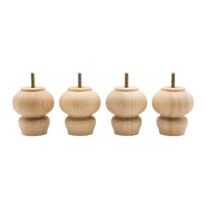 Patas de Sofá de Madera Maciza Elegantes y Resistentes, Patas de Muebles de Madera Dura para Sala de Estar Moderna y Muebles de Hostelería - Product Image 1