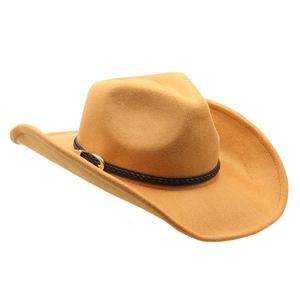 Cappello Western Drifter Audie Ultra in Feltro con Fibbia, Elegante Berretto da Baseball - Product Image 1