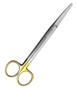 Tijeras Quirúrgicas Premium TC Mayo-Stille para Disección, Mango Dorado, Rectas y Curvas, con Incrustaciones de Carburo de Tungsteno de Alta Resistencia, CE - Product Image 6